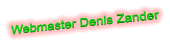 Webmaster Denis Zander